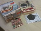 Brand new BANDAI Inchophone 3 inch Record Player with records RARE