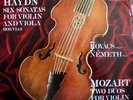 DENES KOVACS-violin & GEZA NEMETH-viola:Mozart,Haydn QUALITON 2LP
