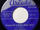 CURLY HERDMAN and WEST VIRGINIA BOYS rare BLUEGRASS spiritual 45 ARCADE hear