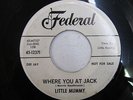 LITTLE MUMMY Where You At Jack FEDERAL R&B Rocker WHITE LABEL PROMO