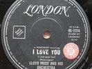 Scarce Lloyd Price/I Love You/Don’t Cry Northern Soul/LONDON/Sample-45/1964