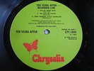 TEN YEARS AFTER RECORDED LIVE CHRYSALIS UK FIRST WITH TWO UNPLAYED N MINT VINYLS