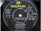 Beatles - All My Loving - *NEAR MINT* UK 1964 1st Press Parlophone 4-Track EP