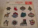 ELVIS PRESLEY  WONDERFUL WORLD OF CHRISTMAS  1971 RCA LSP-4579  W/STICKER & CARD