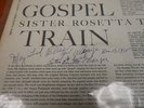 Sister Rosetta Tharpe Gospel Train Mercury 2021  rockin' gospel lp AUTOGRAPHED