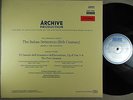 Archive RED Stereo (198 641 SAPM): Italian Settecento  Vivaldi, SCHNEIDERHAN: NM