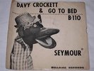 Seymour 45 rpm Record Davy Crockett Cadet Don Houston KTRK Channel 13 TV Show