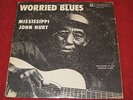LP Blues JOHN HURT Worried Blues Mississippi CHESA PEAKE PIEDMONT