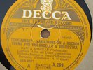 TCHAIKOVSKY - Variations on Rococo for CELLO & Orch D. SHAFRAN 3x78 DECCA UK