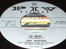EXCELLENT PRIVATE FEMALE JAZZ VOCAL 45 RECORD Jan Winters PIV RECORDS RARE