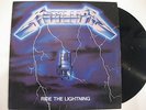 METALLICA Ride The Lightning 1984 ELEKTRA LP w/MEGAFORCE ON LABEL 'MASTERDISK'