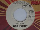 1977 Rock 45 ELVIS PRESLEY Way Down / Pledging My Love RCA 10998 dj promo