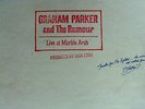 Graham Parker and the Rumour - Live at Marble Arch.  SIGNED 1976 Album.