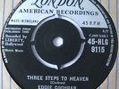 EDDIE COCHRAN-THREE STEPS TO HEAVEN/CUT ACROSS SHORTY-LONDON 45HLG9115 NEAR MINT