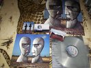 PINK FLOYD The Division Bell LP clear vinyl +poster postcards RARE no mfsl wall