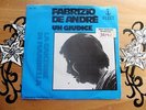FABRIZIO DE ANDRE  Un Giudice  La canzione di Marinella Ollanda 45 PS