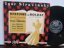 STRAVINSKY RAMUZ HISTOIRE DU SOLDAT OUBRADOUS  French LP PATHE 33 DTX 124