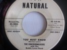 THE KNICKERBOCKERS - You Must Know - It's A Natural 3000 Original Rare 