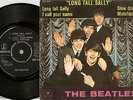THE BEATLES LONG TALL SALLY EP DANISH 45+PS 1964 WITH RARER UN-LAMINATED SLEEVE