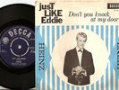 HEINZ JUST LIKE EDDIE DANISH PS+45 1963 MOD FREAKBEAT PSYCH GARAGE ROCK N ROLL