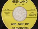 The Penetrations 45 HIGHLAND Sweet Sweet Baby RARE NORTHERN SOUL LISTEN