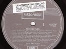 BEATLES NZ LP - The White Album , New Zealand 80's Parlophone label DEMO copy