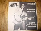 Rare Elvis Presley picture sleeve Baby Let's Play House / I'm Left You're Right