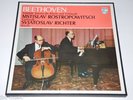 Beethoven Violoncello Piano Sonatas 2 LP Box Rostropovich Richter Mint- Philips