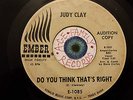 Judy Clay NORTHERN PROMO Do You Think That’s Right / Stormy Weather Ember 1085
