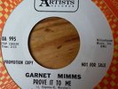 Northern Soul GARNET MIMMS prove it to me / care of you 7