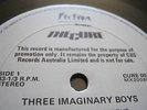 The CURE - three imaginary boys - 1979 OZ White Label Promo - FICTION CURE 001