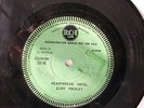 ELVIS PRESLEY LIME GREEN ONE SIDED DEMO HEARTBREAK HOTEL SINGLE