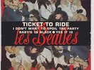 THE BEATLES ticket to ride FRENCH PS 45 EP on ODEON (SOE 3766)