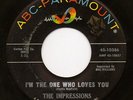 Northern Soul 45 THE IMPRESSIONS I'm The One Who Loves You ABC hear