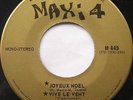 *MICHELE RICHARD Joyeux Noel MAXI 4 60s RARE FRENCH POP Canada QUEBEC 45