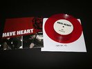 HAVE HEART 7” clear red /4 sXe turnstile champion minority unit cruel hand