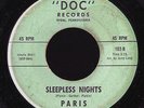 Northern Soul 45   Paris   Sleepless Nights   Doc   mp3 rare