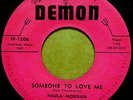 PAULA MORGAN & EDDIE COCHRAN Someone To Love Me RARE ROCKABILLY 45 on DEMON M-
