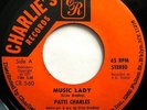 * PATTI CHARLES Music Lady  ISLAND DISCO FUNK Clive Bradley 45 HEAR?