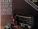 JOSEPH SZIGETI / Brahms Violin Concerto / UK EMI Mercury AMS 16034 (SR 90225)