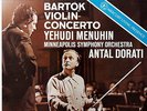 YEHUDI MENUHIN / Bartok Violin Concerto / Original Mercury SR-90003