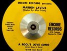 MODERN SOUL 45 MARION JAVIUS 