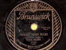 PRE-WAR BLUES 78 EDDIE MILLER FREIGHT TRAIN BLUES BRUNSWICK 7133 RARE NICE