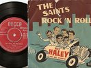 BILL HALEY AND HIS COMETS THE SAINTS ROCK N ROLL EP SWEDISH 45+PS 1956 RED DECCA