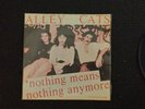 Alley Cats Nothing Means Nothing Anymore first press Dangerhouse Punk color