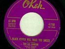 ROY LEE JOHNSON - BLACK PEPPER WILL MAKE YOU SNEEZE - OKEH R&B 7
