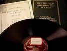 BEETHOVEN PIANO CONCERTO#5 EMPEROR   Premiere WILHELM BACKHAUS Victor Scroll  M