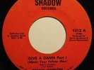 BENNY GORDON give a damn SHADOW funk 45 *Listen*