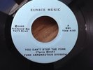 FUNK AERONAUTICS DIVISION modern soul boogie 45 You Can't Stop The Funk   Eunice