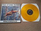 THE STONE ROSES - FOOLS GOLD-RARE-US- 1990  GOLD VINYL 12